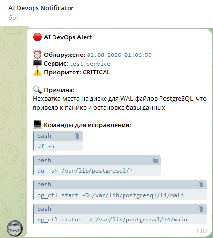 Telegram-уведомления